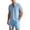 Sky Blue, variant on IWRICH Men's Two Piece Outfit Shorts Casual Short Sleeve Button down Shirt and Beach Shorts Set Summer Vacation Outfits White XL