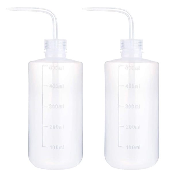 Juego de Regaderas para Flores, Capacidad de 500 Ml, Diseño de Punta Curva, Fácil de Regar para Suculentas, Cactus, Orquídeas y Plantas de Interior de Oficina. Juego de 2 Unidades, Plástico