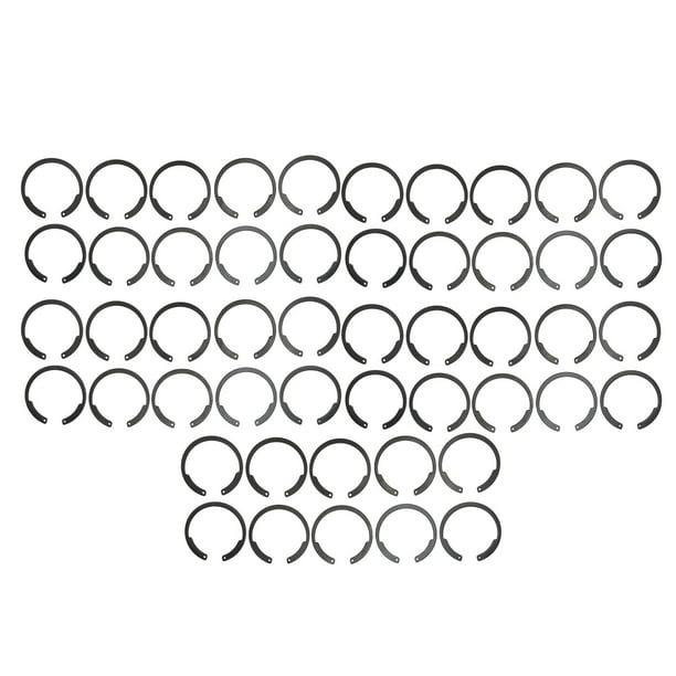 Juego De 12 Anillos De Fricción De Impacto Con Clip De Retención 3/8" - Incluye Herramienta De Instalación Y Junta Tórica, Para Llaves De Impacto Eléctricas Y Neumáticas