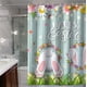 thumbnail image 5 of Conjunto de Baño con Cortina de Ducha Conjunto de 4 Piezas Casa Baño Seco Separación Húmeda Cortina de Ducha Impermeable Cortinas de Ducha Modernas para Baño, 5 of 9