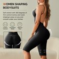 thumbnail image 4 of Athlemo Low Back Shapewear for Women Tummy Control Bodysuit Shorts Full Body Shaper Jumpsuits, 4 of 7