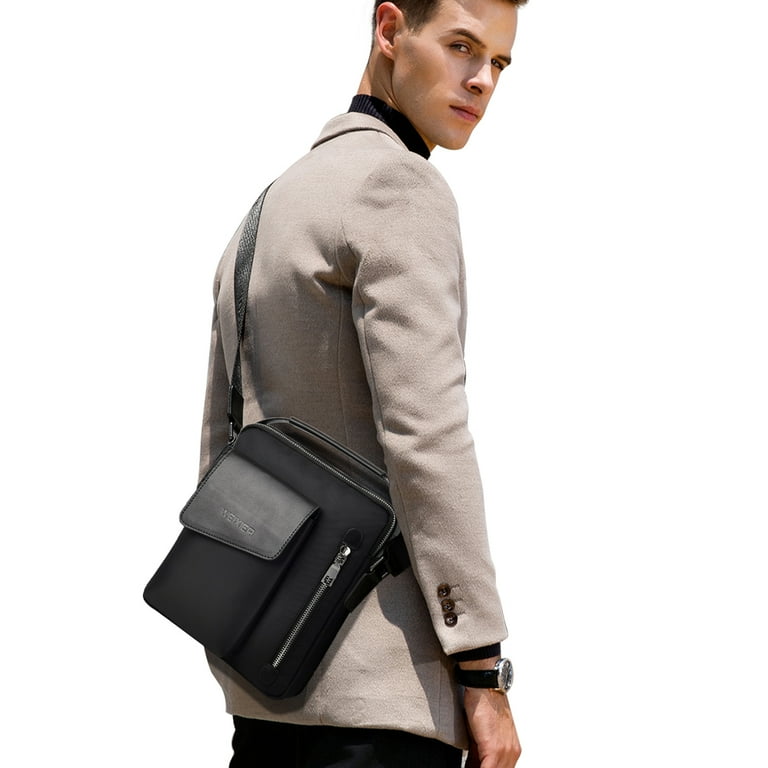 Designer Leather Crossbody Bag for Men Bags Casual Man Messenger Bag Male  Sling Bag Fashion Business Shoulder Bag Luxury Brand