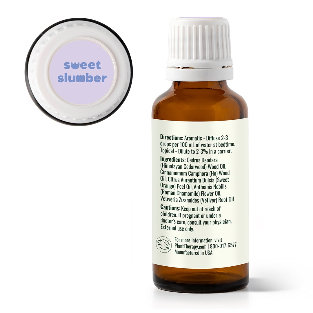 Plant Therapy Kids Sweet Slumber Essential Oil Blend 30 mL (1 oz) 100% Pure, Undiluted, Natural Aromatherapy