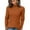 153#Brown, variant on Turtleneck Sweaters for Women Fall Fitted Long Sleeve Ribbed Knit, Basic Casual Pullover Navy L