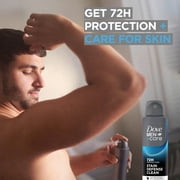 Dove Men+Care Antiperspirant Deodorant Dry Spray For Men Anti-White Marks & Yellow Stains, 72-hour Sweat and Odor Protection Stain Defense Clean with Triple Defense Technology™, 3.8 oz