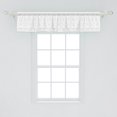 thumbnail image 2 of Ambesonne Geometric Window Valance, Soft Motif in Mutes Tones, 54" X 12", Pale Grey White, 2 of 3