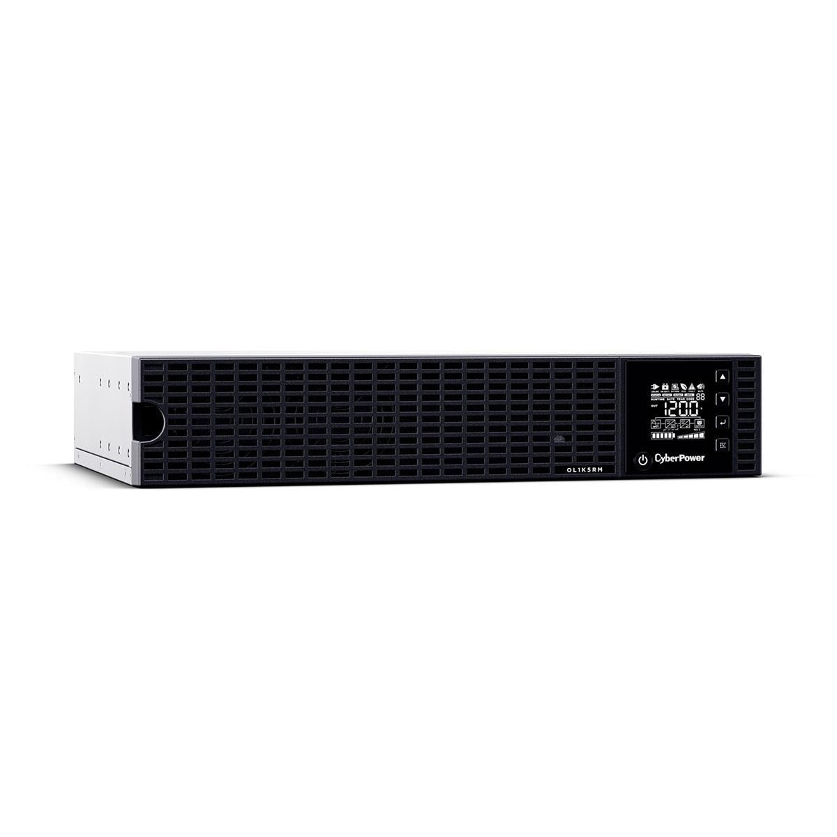 CyberPower OL1K5RM Online UPS System, Double-Conversion, 1500VA/1200W, 6 Outlets