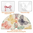 thumbnail image 4 of Lsque Butterfly Print Christmas Tree Skirt, Tree Skirt with Ties or Velcro, Perfect for Holiday Decorations, Halloween, and New Year-36", 4 of 7