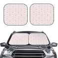 thumbnail image 2 of Goofa Cute Poodle Dog Pattern 2 Piece Car Windshield Sun Shade Foldable | Front Windshield Shade for Sun, Heat and UV Rays | Sunshade for Car Front Window-Large, 2 of 7