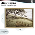 thumbnail image 4 of Stupell Industries Traditional Irish Hillside Landscape Gold Floating Frame Canvas Art, 25 x 17, by Andy Amos, 4 of 8