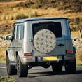 thumbnail image 5 of Goofa Bees And Chamomile Pattern Universal Tire Cover for Jeep, SUV, Truck, and Trailer – Waterproof, UV-Resistant,Easy to Install, Fits 14"-17" Tires-14 inch, 5 of 6
