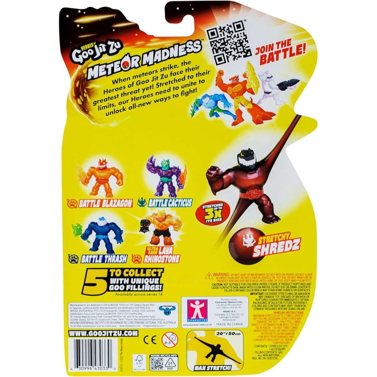 Heroes of Goo Jit Zu Meteor Madness Stretchy Shredz Action Figure