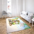 thumbnail image 4 of Scottish Fold Hello Summer with Sunglasses and Surfboard Tropical Vibes Indoor Rug Cat Lover Kitten Owner Gifts Carpet Living Bed Room Sofa Home Decor - 00007, 4 of 5