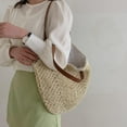 thumbnail image 7 of Kukuzhu Straw Beach Bag, Summer Straw Woven Tote Bag Beach Purse Weaving Shoulder Handbags for Vacation, 7 of 7