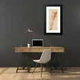 thumbnail image 4 of Willem Panneels 12x24 Black Modern Framed Museum Art Print Titled - Anatomical Study (Ecorche). a Man's Flayed Left Leg Seen from the Back (1628 - 1630), 4 of 5