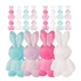 thumbnail image 1 of OULII 80Pcs Resin Rabbit Shape Jewelry Making Beads for Craft Enthusiasts, 1 of 7