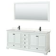 thumbnail image 6 of Wyndham Collection WCS202080DGBWCUNSM70 Deborah 80" Free Standing Double Basin Vanity Set, 6 of 6