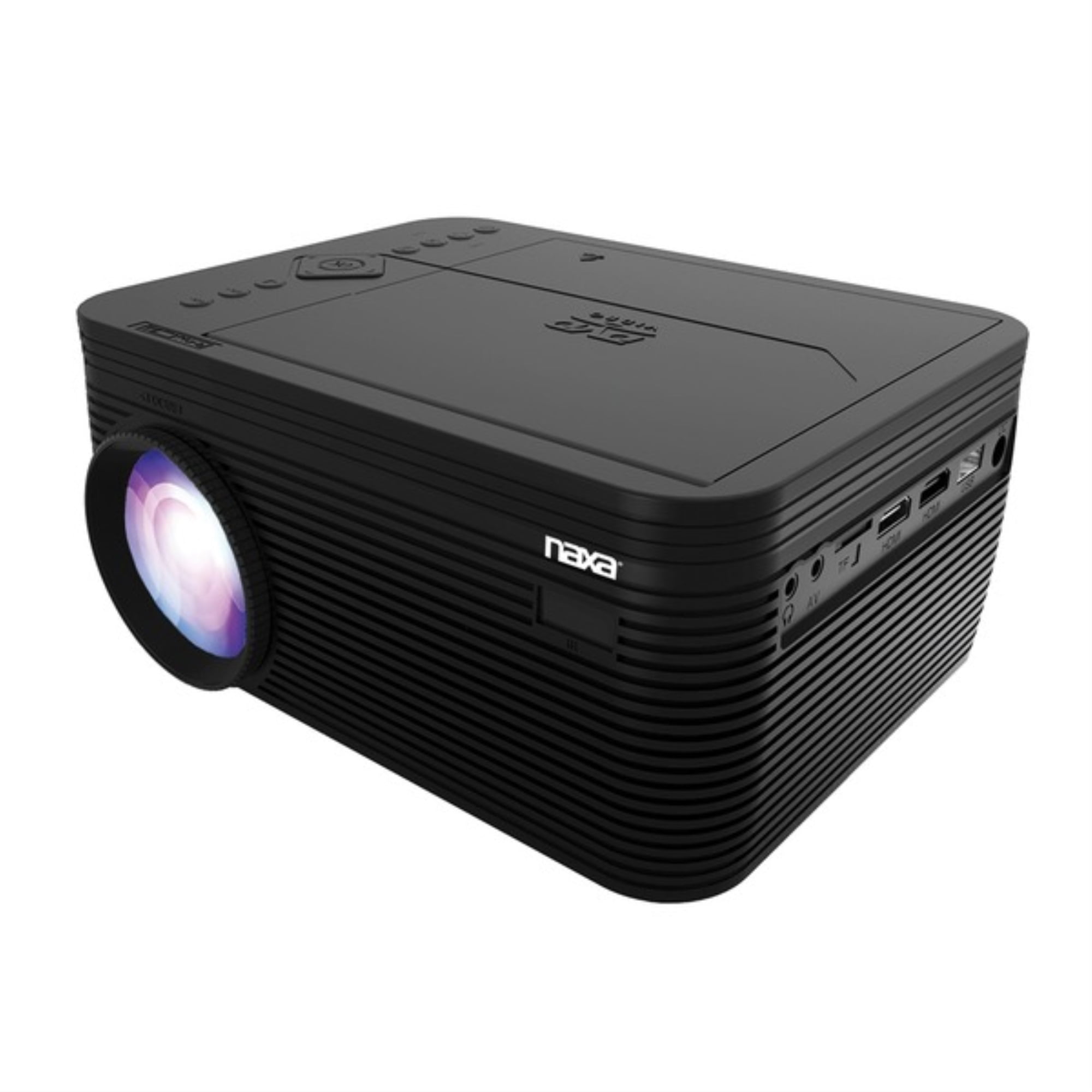 Wireless Pico Projector 2500 Lumens Bluetooth 3D LED Home Cinema Projector 