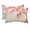 Beige, Warm Ivory, Crimson, Coral Pink, variant on Chaise Lounge Headrest Pillow 1 Pack, Spring Floral Waterproof Chair Pillows with Insert & Adjustable Elastic Strap for Beach Recliner, Pink Weeping Cherry Blossom Branches Beige Outdoor Patio Pillow