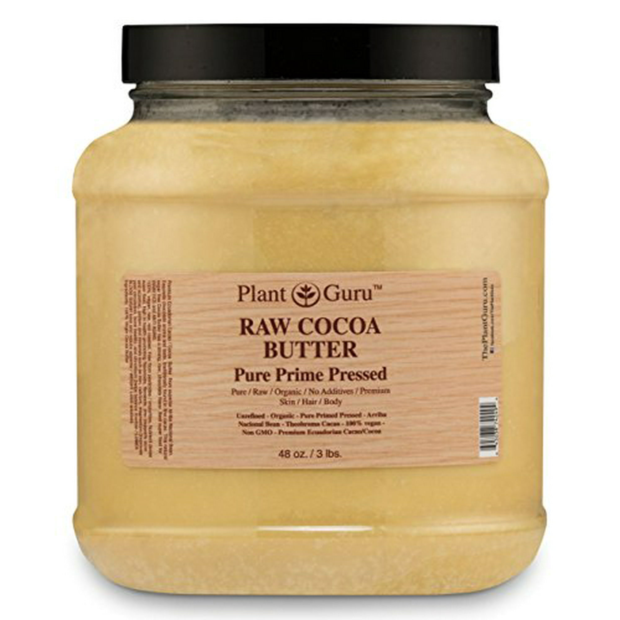 Raw Cocoa Butter 3 lb. Bulk 100% Pure Fresh Natural Cold Pressed. Skin Body and Hair Moisturizer DIY Creams Lip Balm Lotion and Soap Making | Walmart Canada Raw Cocoa Butter 3 lb. Bulk 100% Pure Fresh Natural Cold Pressed. Skin Body and Hair Moisturizer DIY Creams Lip Balm Lotion and Soap Making | Walmart Canada