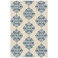 thumbnail image 4 of SAFAVIEH Chelsea HK145A Hand-hooked Ivory / Blue Rug, 4 of 10