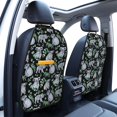 thumbnail image 3 of Fuzoiu Cartoon Koala Bear Print 2 Pack Kick Mat Back Seat Protector With 3 Storage Pockets, Universal Car Seat Back Organizer For Kids Pets, Waterproof Backseat Protector For Most Car, 3 of 8