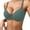 Dark Green, variant on Lixiuxyad Push up Bra Women Women's Thin Solid Color Comfortable Breathable Push Up Bra With Underwire Triple Bra