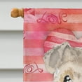 thumbnail image 3 of Love a Lakeland Terrier Flag Canvas House Size, 3 of 4