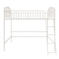 thumbnail image 3 of Novogratz Bushwick Metal Full Loft Bed, Off White, 3 of 8