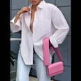 thumbnail image 4 of Camisas de Mujer con Botones, Blusas de Rayas de Larga, Blusas Casuales de Moda 2025 M, 4 of 7