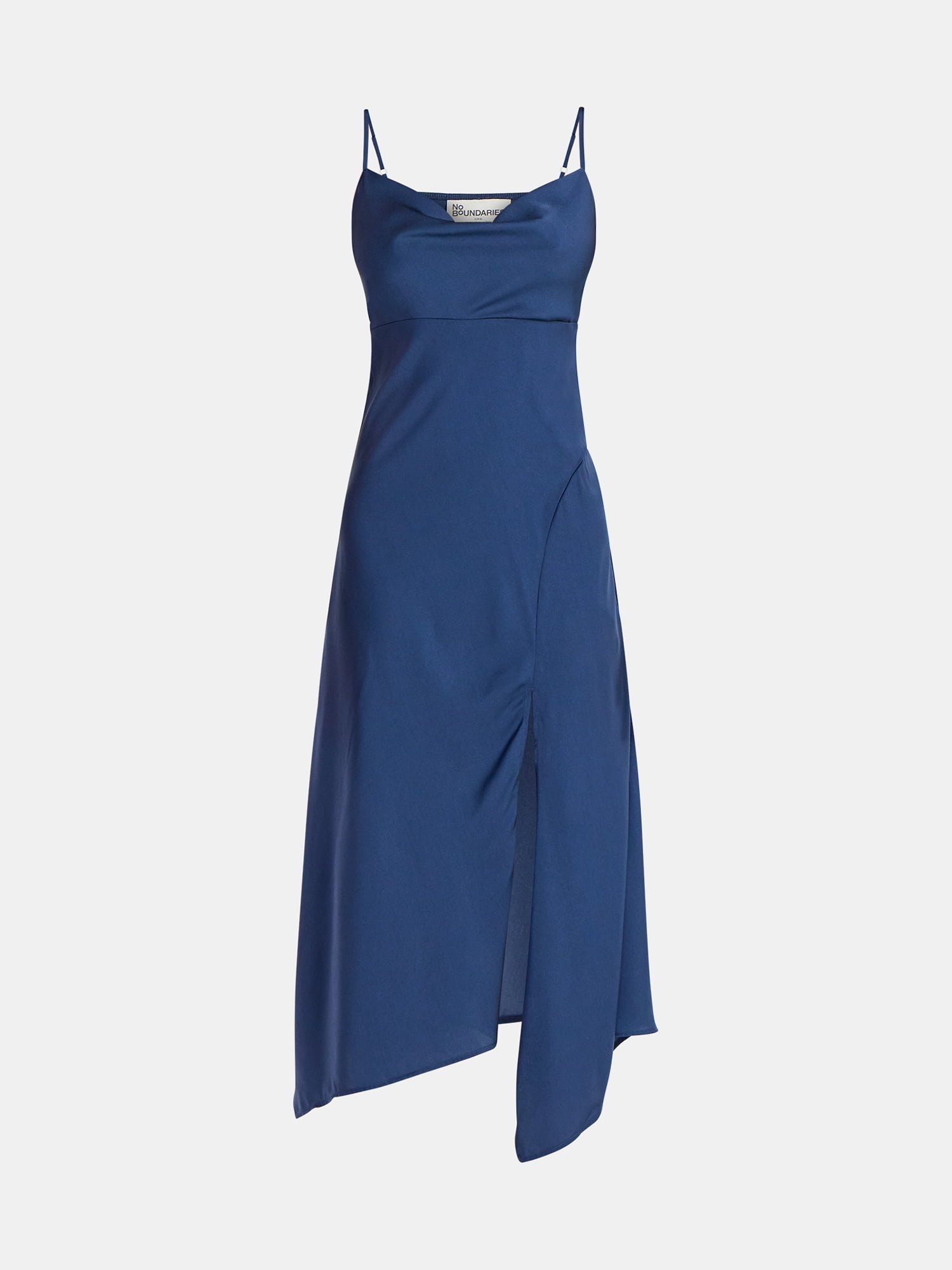 No Boundaries Cami Maxi Dress with Cowl Neck, Women's
