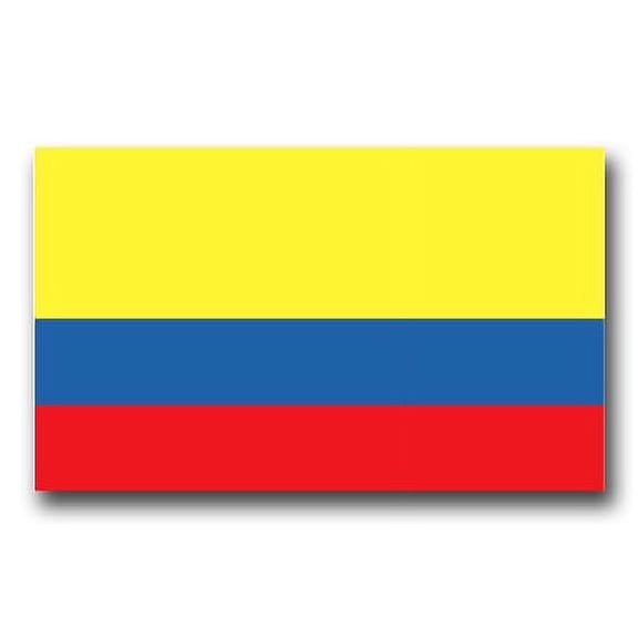3.8 Inch Colombia Flag Vinyl Transfer Decal