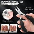 thumbnail image 2 of Snipzo 7-Piece Heavy Duty Toenail Clipper Set for Seniors, Ingrown Nail Care Kit with Rotating Blade, Ergonomic Nail Tools for Thick Nails, 2 of 7