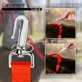 thumbnail image 5 of Country Brook Petz® 1 inch Deluxe Nylon Dog Leash, 6 Foot - Hot Orange, 5 of 6