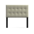 thumbnail image 2 of Kaya Buttonless Tufting Upholstered Headboard, Beige, Twin, 2 of 5