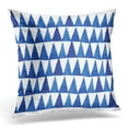 thumbnail image 1 of EREHome Housse de Coussin Motif Triangles Aquarelle Bleu Indigo Coloré Style Flèche Verte 18x18 Pouces, 1 of 1
