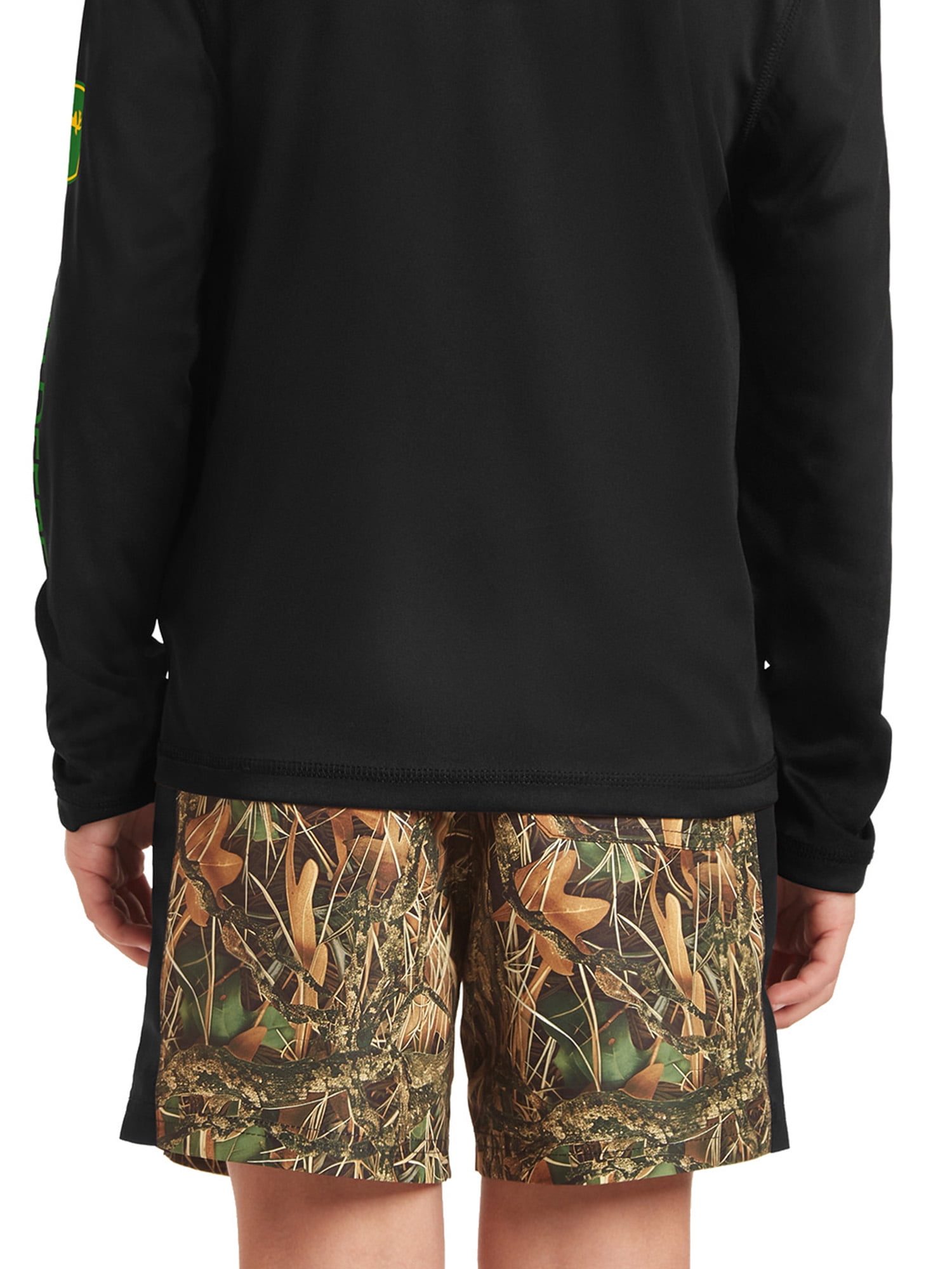 John Deere Boy’s Leaf Camo Blocked Boardshort, 1 Pack Size 4-16