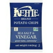 Kettle Foods Sea Salt and Vinegar Potato Chips, 2 Ounce Bag -- 24 per Case.