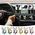 thumbnail image 2 of Dengmore Creative Car Aromatherapy Vent Clips Dual Butterfly Car Vent Freshener Perfume Clip Aroma Diffuser Decoration Gray, 2 of 2