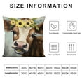 thumbnail image 5 of Shiartex  Cow Farmhouse Pillow Covers Fall Brown Decorative Pillows for Couch Rustic Outdoor Pillows Case,Throw Pillow Cover for Living Room Bedroom Cushion Covers for Home Decor, 5 of 5