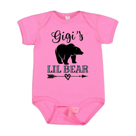 

Inktastic Gigi Lil Bear Grandson Gift Baby Boy Bodysuit