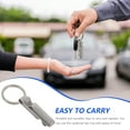 thumbnail image 4 of 2 Pieces Pure Titanium Belt Buckle Key Chain Accessories Does Not Rust Man Work, 4 of 6