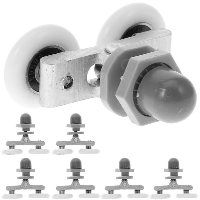UPGRATOR 8 Pcs Roues de Remplacement pour Écran de Douche pour Rouleaux de Porte de Douche en Plastique