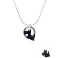thumbnail image 2 of Delight Jewelry Resin Black Scottie Dog Silvertone Grandmother Ring Charm Necklace, 18", 2 of 4