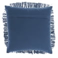 thumbnail image 2 of Nicole Curtis Diamond Fringe 18"X18" Navy Throw Pillow, 2 of 6