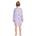thumbnail image 3 of Wonder Nation Girls Long Sleeve Fleece Sleep Gown, Sizes 4-18 & Plus, 3 of 5