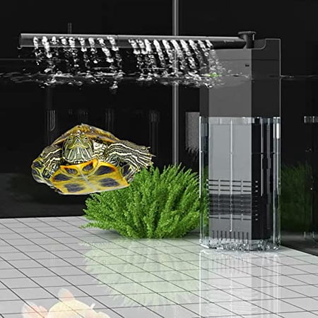 EmmaWu 3-Stage Multifunctional Submersible Internal Aquarium Filter for