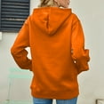 thumbnail image 4 of Womens Plus Size Jeans Womens Printed Long-Sleeved Round Neck Pullover Hooded Plus Fleece Weater, 4 of 4