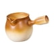 thumbnail image 5 of Tetera de porcelana para té en flor y té suelto con asa lateral estilo B, 5 of 9
