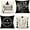 White Black, variant on Halloween Decor Pillow Covers 18x18 Set of 4 Halloween Decorations Hocus Pocus Farmhouse Saying Outdoor Fall Pillows Decorative Throw Cushion Case for Home Couch